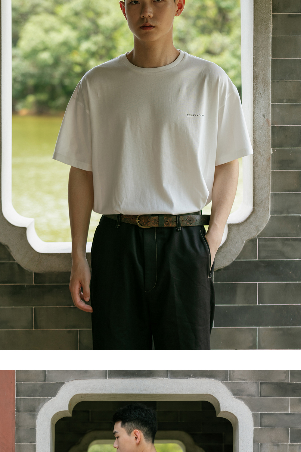 香港·文藝青年男裝SUCCULENCY X OPICLOTH “O”型趣味印花T恤