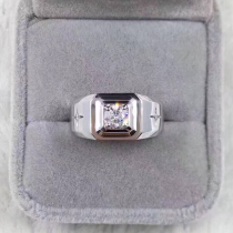 Fu Daisheng A Carat Diamond Ring 18K White Gold 60 Mens Ring Diamond Wedding Ring Diamond Ring Custom