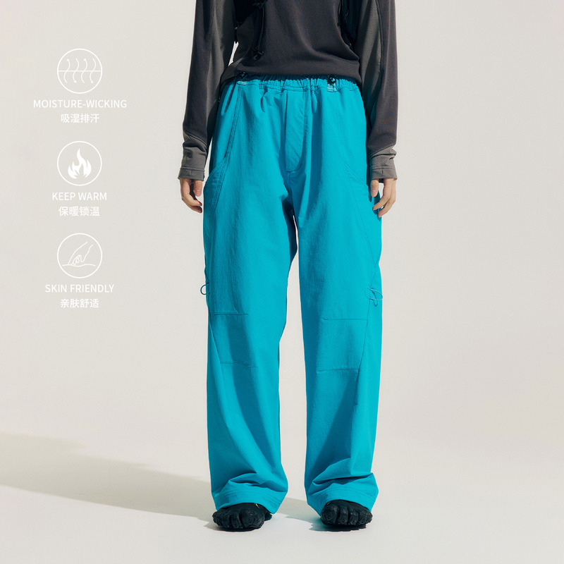 Norybrand Urban Outdoor Arc Structure Hiking Fabric Loose Pants Simple Sports Commuting Casual Pants Norybrand Urban Outdoor Arc Structure Hiking Fabric Loose Pants Simple Sports Commuting Casual Pants