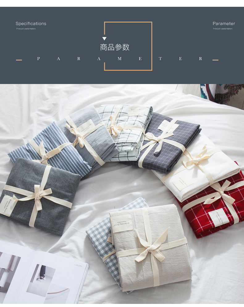 Giặt bông gòn bông cotton ký túc xá sinh viên đơn tấm trẻ em 1,2 m 1,5 m 1,8 m đôi - Khăn trải giường bộ ga giường cao cấp