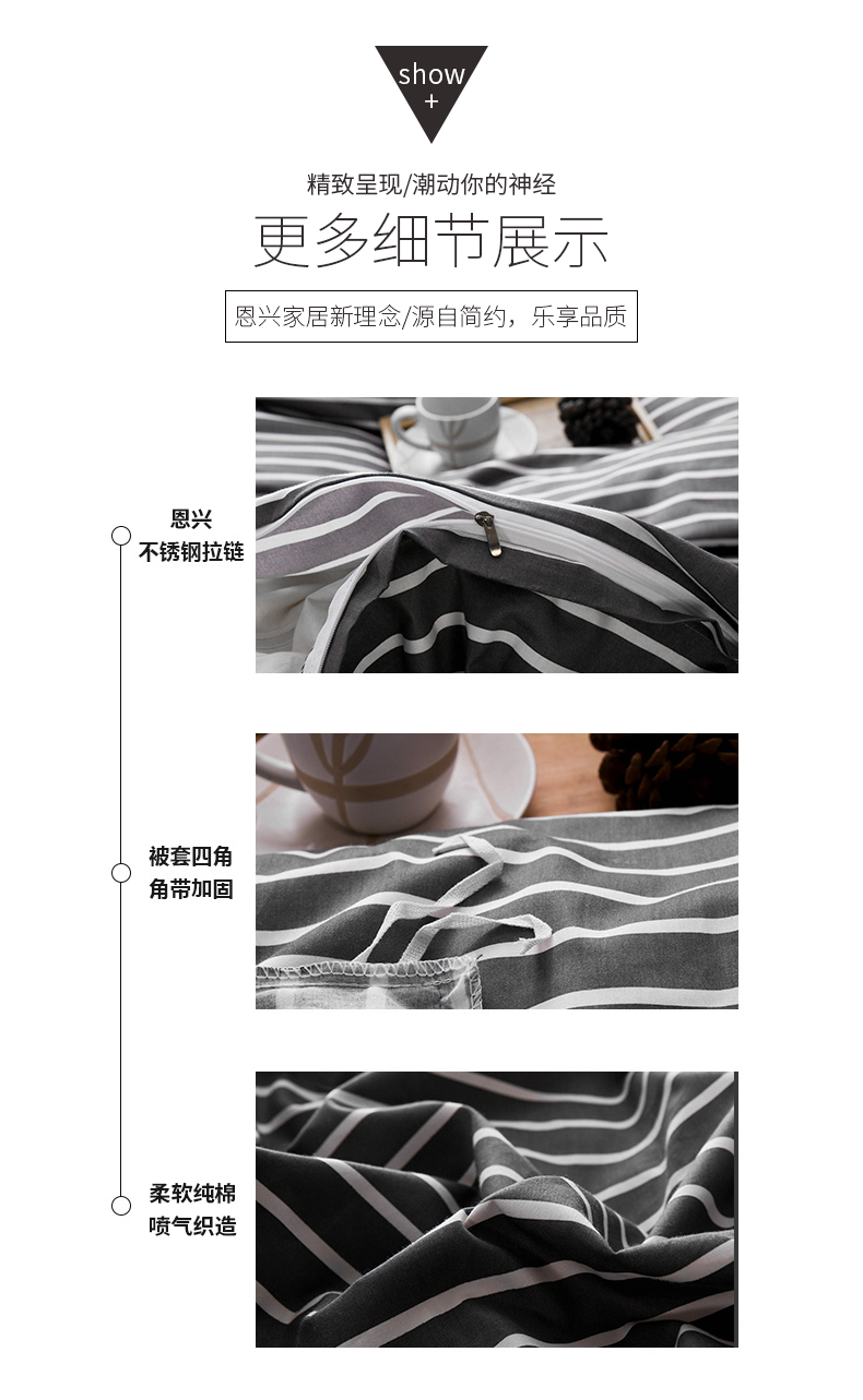 Bông bông trải giường gia đình bốn phong cách châu Âu và Mỹ ba mảnh dân mạng Bắc Âu đỏ nam tấm lắp chăn quilt - Bộ đồ giường bốn mảnh chăn ga gối đẹp