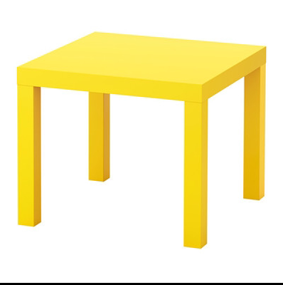 Small Square Table 39 with Free Shipping, Simple White Small Coffee Table, Small Wooden Table, Small Table, Side Table, Simple Household Use