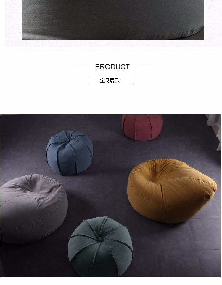 Nordic đơn giản ghế beanbag beanbag vải tatami rửa phòng ngủ đơn ghế tựa cá tính sáng tạo - Ghế sô pha ghế sofa đơn giá rẻ