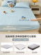 Disney children's bed cover pure cotton boy's bed cover 2024 new cartoon cotton bed sheet single piece mattress protective cover