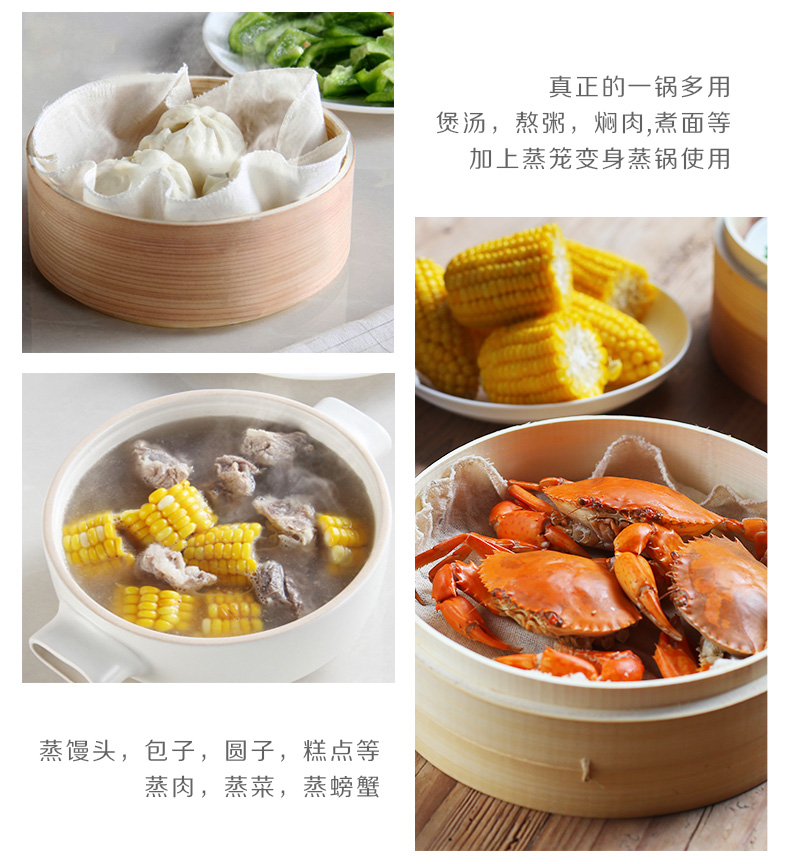 Huang Yifu soong nồi hấp nhiệt độ cao lửa ngọn lửa hầm nồi gốm nồi với nồi đá - Phòng bếp chảo gang bếp từ
