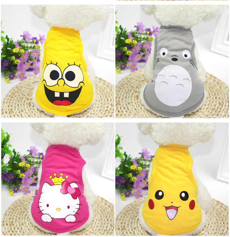 Quần áo chó Teddy mùa xuân mùa hè mùa hè mỏng chó vest hơn gấu mèo con chó con Pomeranian quần áo chó con - Quần áo & phụ kiện thú cưng phụ kiện cho chó