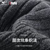 Septwolves, шерстяная трикотажная кепка, демисезонная ветрозащитная шапка с капюшоном