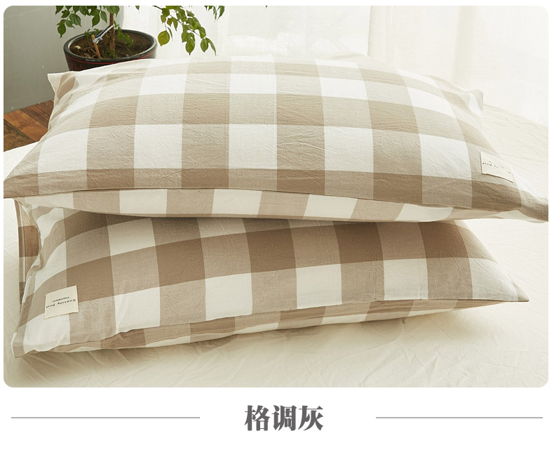 Vỏ gối bằng vải cotton chất lượng tốt Một cặp bông đơn cho người lớn 48 74cm goi chu u