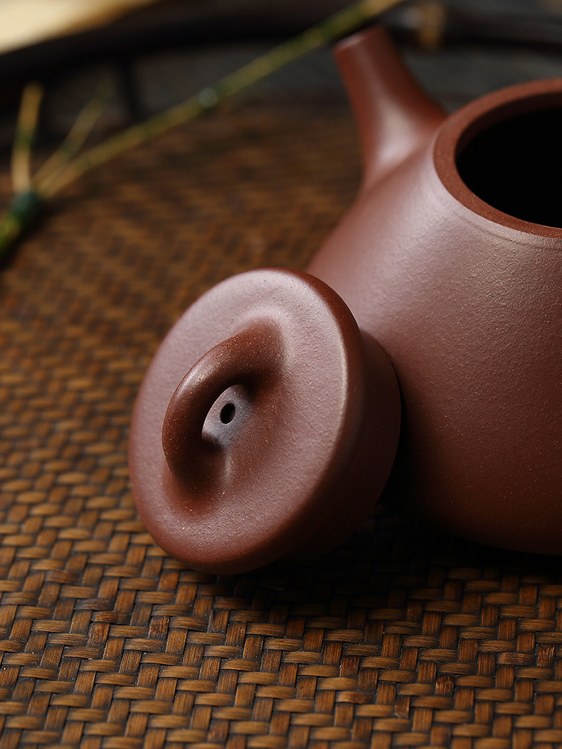 Liu2 xing producer are it undressed ore low cloud cloud 】 【 slot the qing son classic stone gourd ladle manual tea kettle