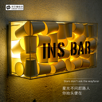 Creative LED Transparent Acrylic Luminous Cupcake Advertising Light Box Door Head Shop For Personality Web Red Billboard Customisation