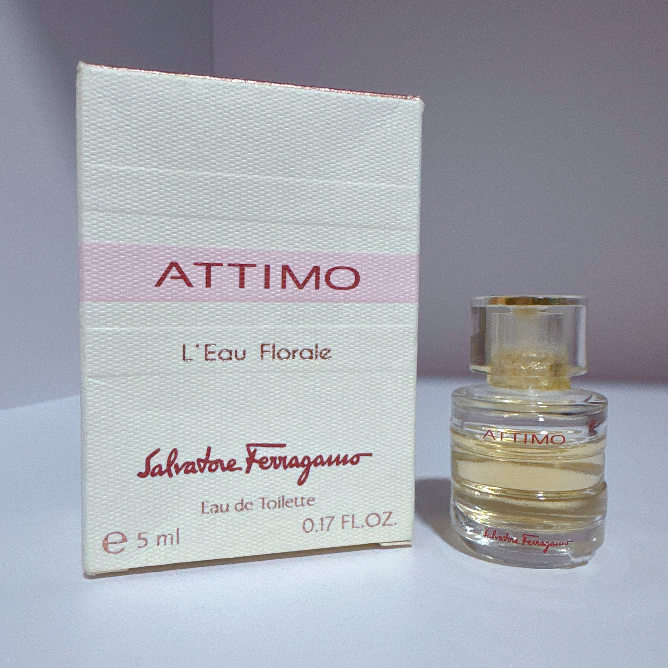 Ferragamo 菲拉格慕Attimo L'eau florale 花漾倾城5ml香水Q版值得入手