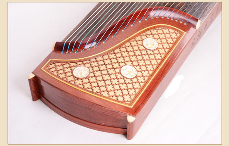 Đôn Hoàng Guzheng 694KK cửa sổ đêm ngôn ngữ gỗ gụ chơi diều RR cổ tích Xu Zhenao chữ ký nhạc cụ quốc gia Thượng Hải sáo tiêu
