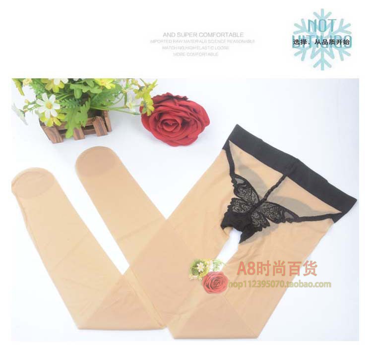 La Bella 655 La Bella Figura womens dòng đen bướm sexy cắt tùy tiện vớ pantyhose siêu mỏng.