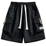 Мужские летние универсальные тонкие шорты, быстросохнущие штаны, оверсайз, в американском стиле