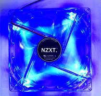 NZXT Enjie 12cm chassis cooling fan lights transparent 12025 4 lights mute chassis power supply multi-color