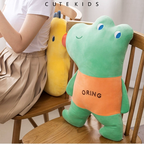 Забавная кукла, плюшевая игрушка, успокаивающая детская подушка, лиса, енот