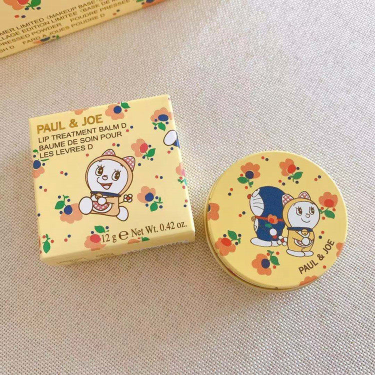 Spot PaulJoe Doraemon Christmas limited set lip balm