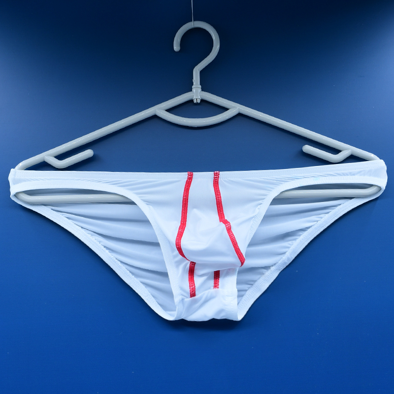 2 Pairs of Men's Low-Rise Briefs with Narrow Sides, Sports Ice Silk, Breathable, Soft, Comfortable, Skin-Friendly, Solid Color, Simple Shorts 2 Pairs of Men's Low-Rise Briefs with Narrow Sides, Sports Ice Silk, Breathable, Soft, Comfortable, Skin-Friendly, Solid Color, Simple Shorts
