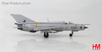 HA0186 MIG-21PFM fighter aircraft Czech Air Force 7207 Zatk Air Force Base finished in 1990