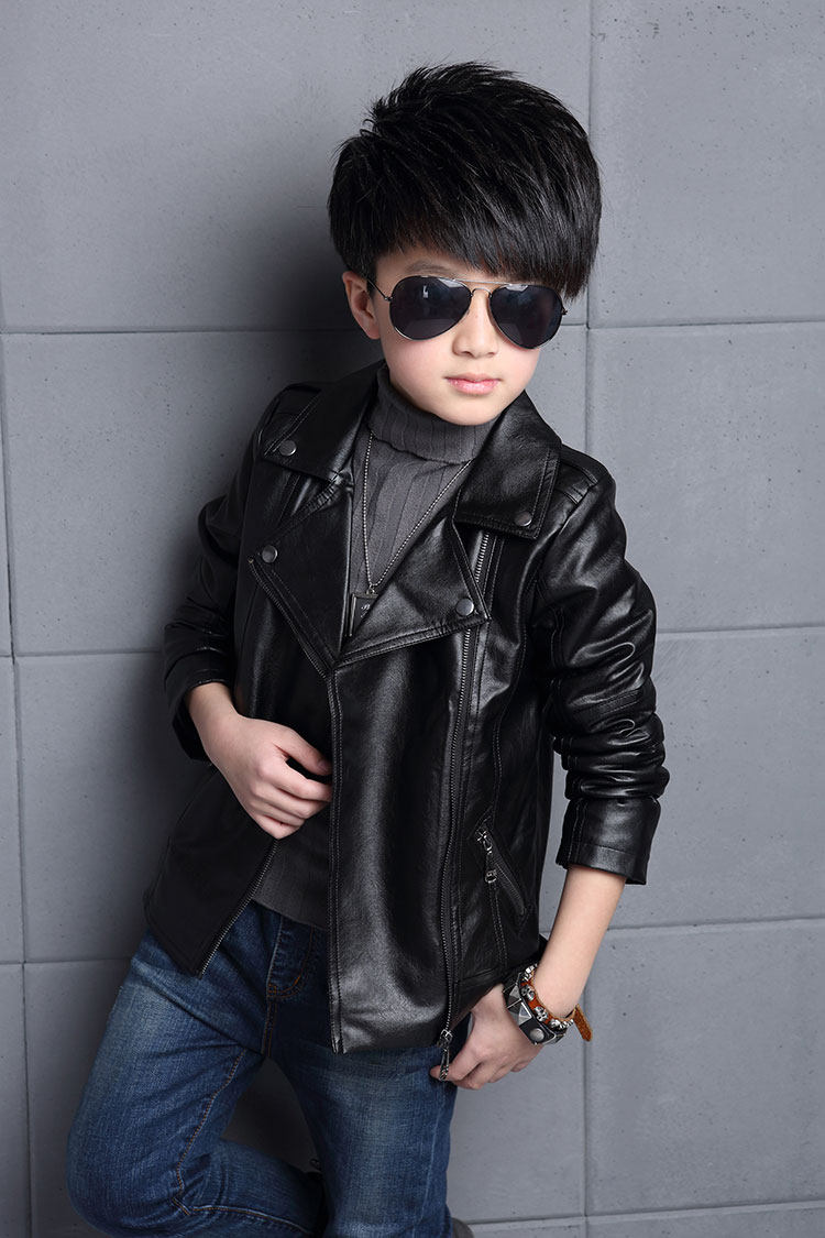 Blouson enfant en cuir PU - Ref 2159612 Image 10