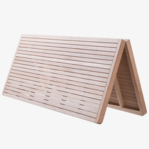 Zobilin solid wood bed board Beech 6CM hard board folding wood mattress 1 meter 8 ribs frame log bed board