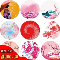 Pink Japanese cherry blossom oil paper umbrella Classical style decorative umbrella Dance performance catwalk umbrella Photo romantic pastoral style