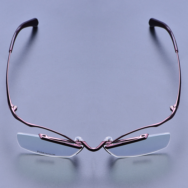 Songdao Same Style Pure Titanium Half-Frame Myopia Glasses for Men, Photochromic, Anti-Fatigue, Anti-Blue Light Radiation, Can Be Fitted with Lenses, Eyeglass Frame Songdao Same Style Pure Titanium Half-Frame Myopia Glasses for Men, Photochromic, Anti-Fatigue, Anti-Blue Light Radiation, Can Be Fitted with Lenses, Eyeglass Frame