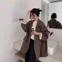 Small Suit Jacket Woman 2022 Chunqiu Ji New Fashion Han Edition Temperament Liberal College Wind West Suit Women Blouses