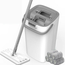 免手洗懒人拖地神器干湿平板拖把桶