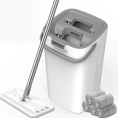 免手洗懒人拖地神器干湿平板拖把桶