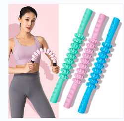 ຢືດຢຸ່ນ mace handheld yoga ອອກກໍາລັງກາຍ massage roller leg fascia muscle relaxation massage stick free shipping