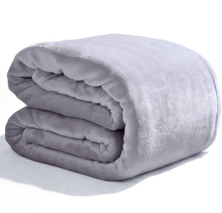 [USD 12.97] 320 grams of heavy thick winter blanket coral fleece blanket thickening flannel