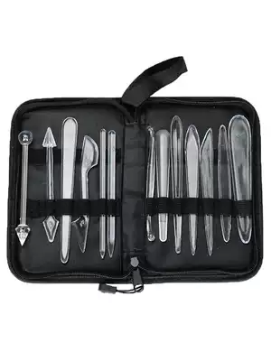 Face painting tool set 28 pieces Injection molding tool Sculpture face painting tool set Soft clay clay creasing pen Free video