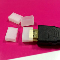 Spot protective cover dust cover HDMI protective cover PE transparent VGA dust cover plug cap