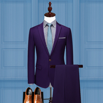 Romon business gentleman professional best man casual fashion young mens suit suit Korean slim suit man