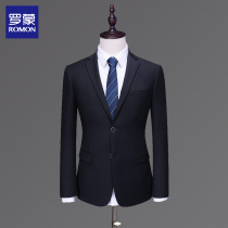 Romon mens casual suit jacket Business fashion mens suit Korean slim young mens single West business suit