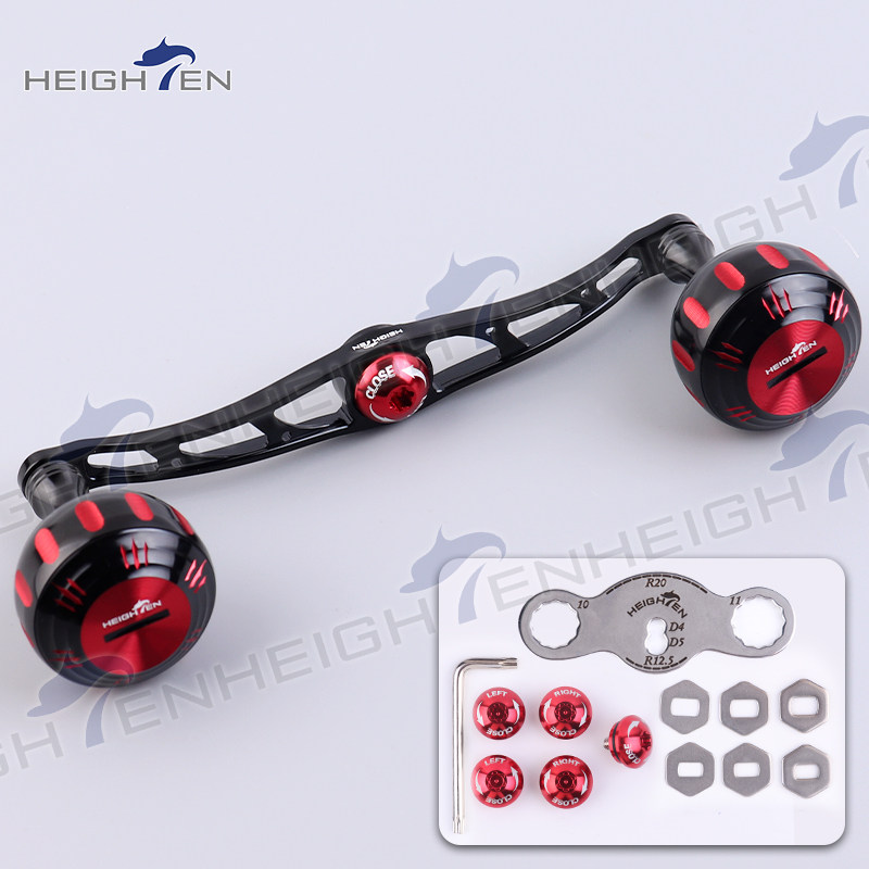 HEIGHTEN's new Luya kneader metal grip pill modified aluminum rocker spinning wheel drum wheel water drop wheel rocker arm