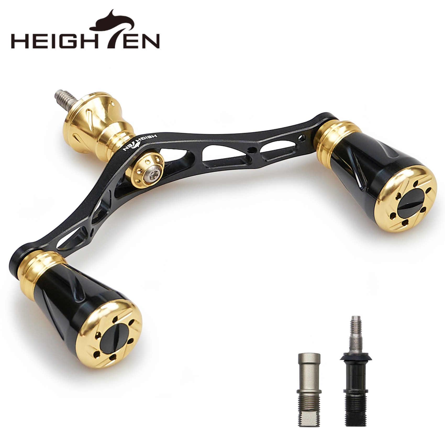 HEIGHTEN Luya fishing reel double rocker handle new spinning wheel modified drum metal shake handle DIY accessories