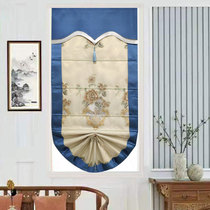 Meng Siyuan Roman Curtain Finished Finished Chinese Neoclassical Tira Study Teahouse Staircase Small Window