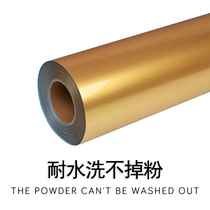 Luxi hot gold and silver lettering film Gold hot stamping film Reflective printing film Transfer film Hot film engraving film 60CM wide