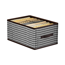 Sub-folding storage box layered box household storage box organizing cloth clothes wardrobe underwear storage drawer type