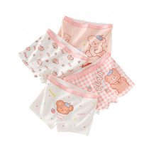 Girls boxer briefs category A pure cotton shorts childrens boxer briefs baby girl little girl no butt pinch pure cotton