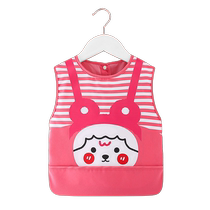 Baby vest-style waterproof princess hood baby boy sleeveless anti-wear summer meal with thin air and cute