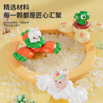 Baby three-dimensional suction cup spinner children can chew rotating toy baby cartoon game game spinner for girls