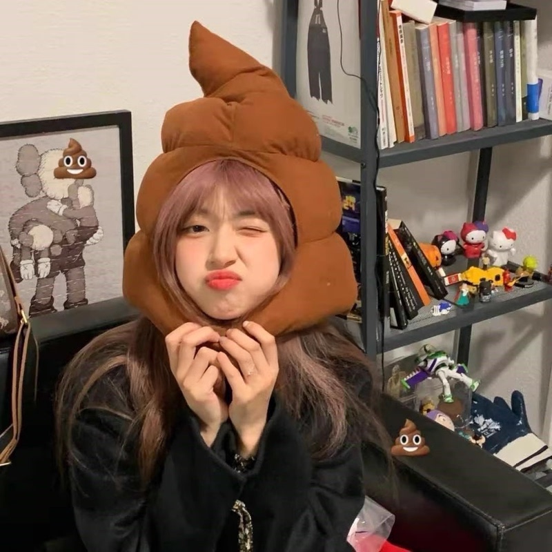 Cute and Quirky Poop Hat, Warm and Funny Gift, Viral on Tiktok