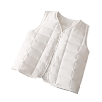 Girls vest 2024 new autumn and winter thickened thermal vest children baby vest boy winter quilted jacket