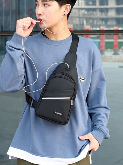 Givenchy Paul Herren-Brusttasche, 2025, neue einfache Business-Mode, vielseitiger Schulter-Rucksack, Umhängetasche, lässige Tasche