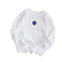 2023 spring and autumn new boys pure cotton long-sleeved T-shirt thin baby white bottoming shirt girls trendy inner top