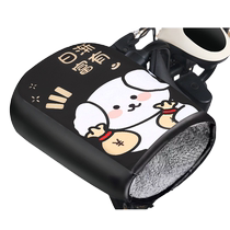 Electric motorcycle velvet handlebar cover winter warm battery car gloves waterproof windshield thickened cotton handlebar cover for men and women