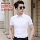 Men's Spring and Autumn Short-Sleeved White Shirt, Business Casual Professional Formal Wear, Men's Non-Iron Anti-Wrinkle Long-Sleeved Shirt, Men's Style